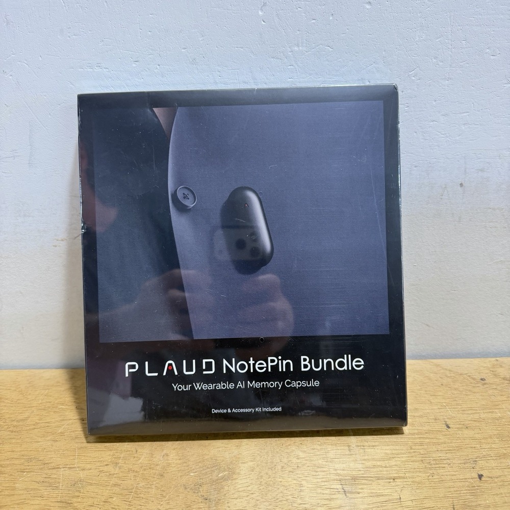 PLAUD NotePin AI Voice Recorder 64GB PN0200 Wearable AI Note Taker Cosmic Gray